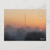 Die Dinge werden besser anpassbarer Text - Sonnena Postkarte (Rückseite)