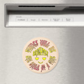 Die Dinge werden ein Lächeln um die Zeit heller se Magnet (In Situ (Geschirrspüler))