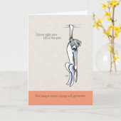 Die Dinge werden Niedlicher, Pit Bull-Förderung Karte (Gelbe Blume)