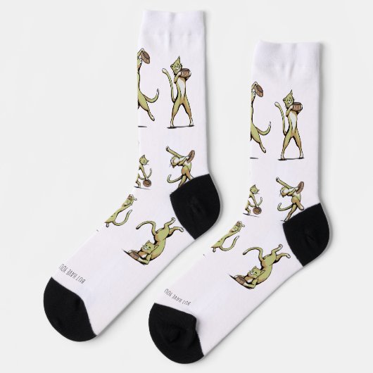 Die Dinner Dance Crew Socken (Linkes Detail)