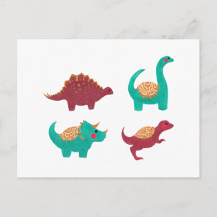 Die Dinosaurier Postkarte