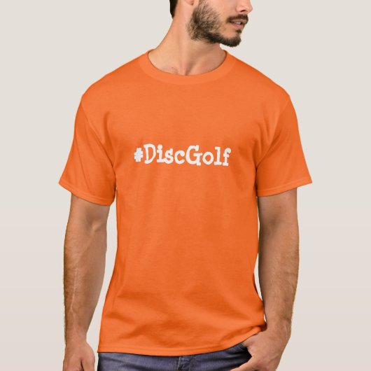 Die #DiscGolf Krawatte starb Discgolf-Shirt T-Shirt (Vorderseite)
