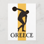 Die Discobolus in Griechenland Postkarte (Vorderseite)