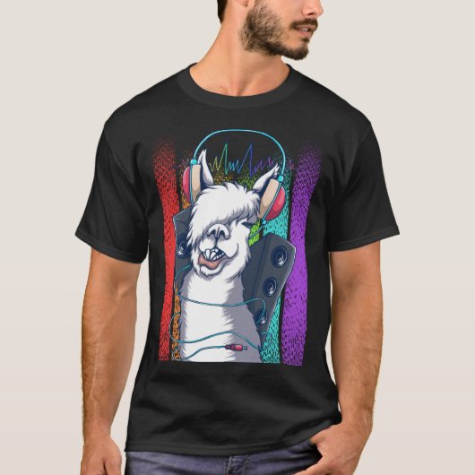 Die Disko Llama ist mein Geist T-Shirt (Vorderseite)