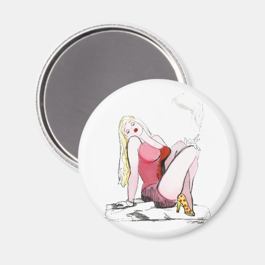 Die Diva Magnet (Vorderseite/Rückseite)