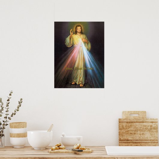 DIE DIVINE MERCY POSTER (Küche)