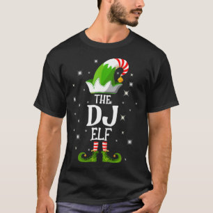 Die Dj Elf Familie Matching Group Weihnachten  T-Shirt