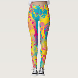 Die DJ-Gemusterten Leggings der Frauen