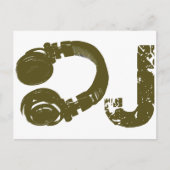 Die DJ-Liste Postkarte (Vorderseite)