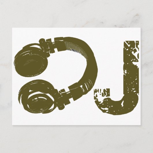 Die DJ-Liste Postkarte (Vorderseite)