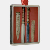 Die Dolche des Königs zwei, vom Grab von Silbernes Ornament (Rechts)