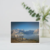 Die Dolomiten Bergblick Wanderung Italien Postkarte (Stehend Vorderseite)