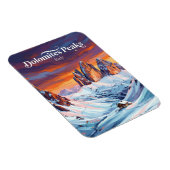 Die Dolomiten Italien Magnet (Rechte Seite)