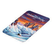 Die Dolomiten Italien Magnet (Linke Seite)