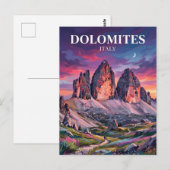 Die Dolomiten Italien Postkarte (Vorne/Hinten)