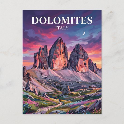 Die Dolomiten Italien Postkarte (Vorderseite)