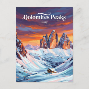 Die Dolomiten Italien Postkarte