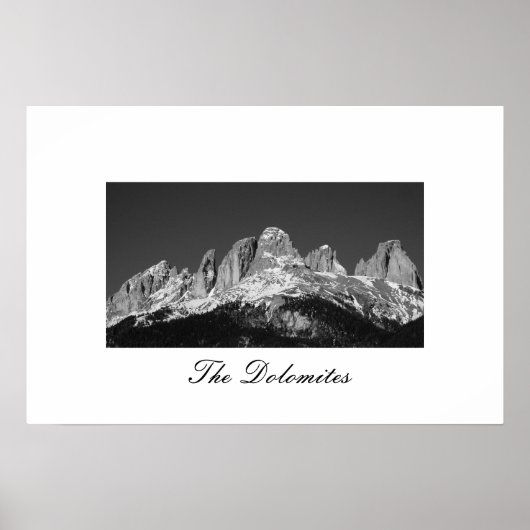 Die Dolomiten Italiens Poster (Vorne)