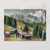 Die Dolomiten Malerei Postkarte (Vorderseite)