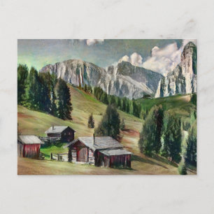 Die Dolomiten Postkarte