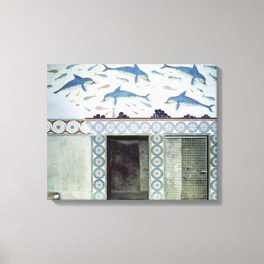 Die Dolphin Frescoes im Queen's Bad Leinwanddruck (Vorderseite)