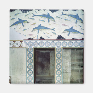 Die Dolphin Frescoes im Queen's Bad Magnet