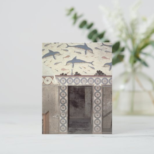 Die Dolphin Frescoes im Queen's Bad Postkarte (Stehend Vorderseite)
