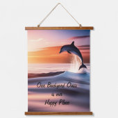 Die Dolphin spielt. Set 3, Wandteppich Mit Holzrahmen (Vorderseite)