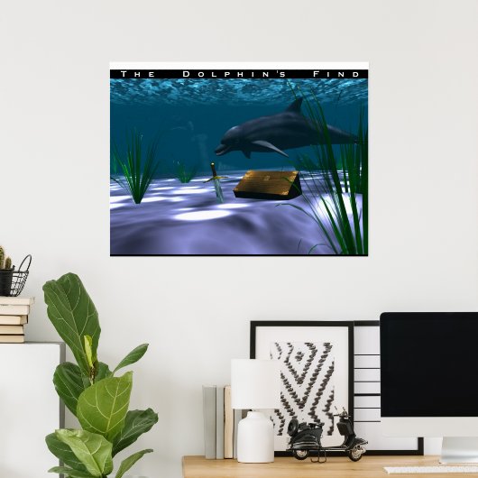 Die Dolphin-Suche Poster (Heimbüro)