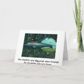 Die Dolphin und das Crab waren Freunde Karte (Rückseite)