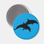 DIE DOLPHIN ZEIGT MAGNET (Vorderseite/Rückseite)