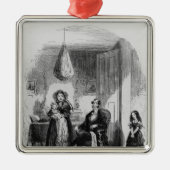 Die Dombey Familie Silbernes Ornament (Vorne)