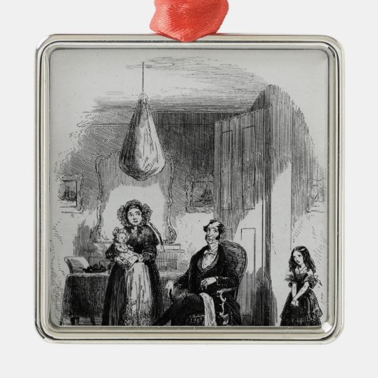 Die Dombey Familie Silbernes Ornament (Vorne)