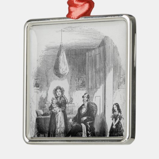 Die Dombey Familie Silbernes Ornament (Links)