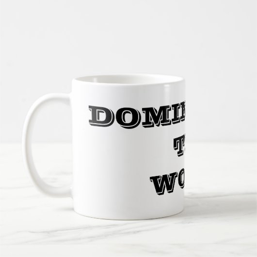 Die Dominanz der Tasse des Weltkaffees (Links)