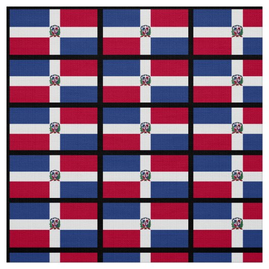 Die Dominikanische Republik-Flagge Stoff (Muster)