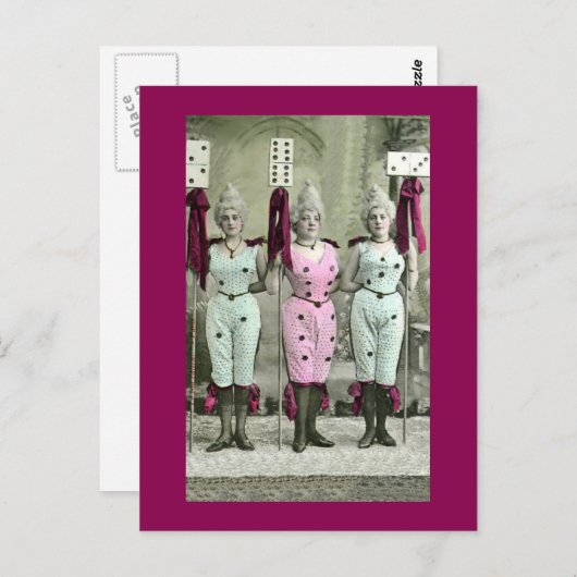 Die Domino-Girls Postkarte (Vorne/Hinten)