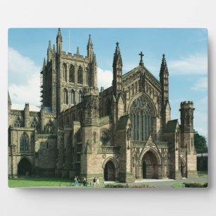 Die Domkirche der gesegneten Jungfrau Mary und Fotoplatte