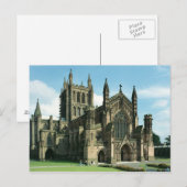 Die Domkirche der gesegneten Jungfrau Mary und Postkarte (Vorne/Hinten)