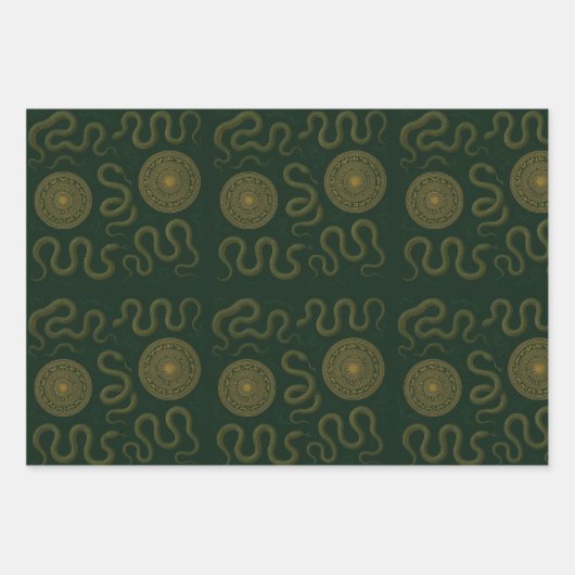 Die Đông-Sơn-Schlange Geschenkpapier Set (Vorderseite)