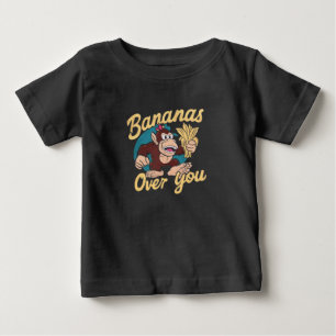 Die Donkey Kong, Bananen über dir Baby T-shirt