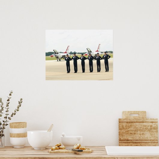 Die "Donnervögel". Poster (Küche)