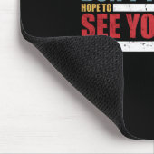 Die Don't Take Care Challenge-Quote (abgenutzte Fa Mousepad (Ecke)