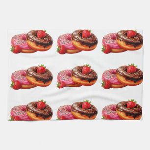 Die Donut-Tasse Geschirrtuch