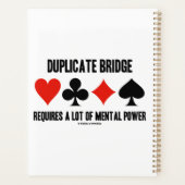 Die Doppelbrücke erfordert viel mentalen Power Planer (Rückseite)