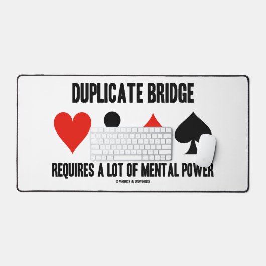Die Doppelbrücke erfordert viel mentalen Power Schreibtischunterlage (Tastatur & Maus)