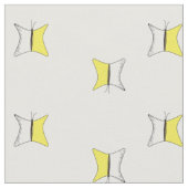 Die doppelfarbigen Flügel eines besonderen "B" sah Stoff (Nahaufnahme)