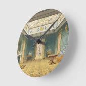 Die Doppellobby oder die Galerie (Süd) über der Co Runde Wanduhr (Winkel)