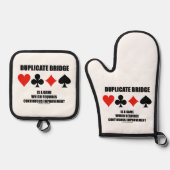 Die doppelte Brücke muss kontinuierlich verbessert Ofenhandschuh & Topflappen-Set (Vorderseite)