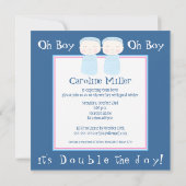 Die doppelte Freude! Einladung (Rückseite)